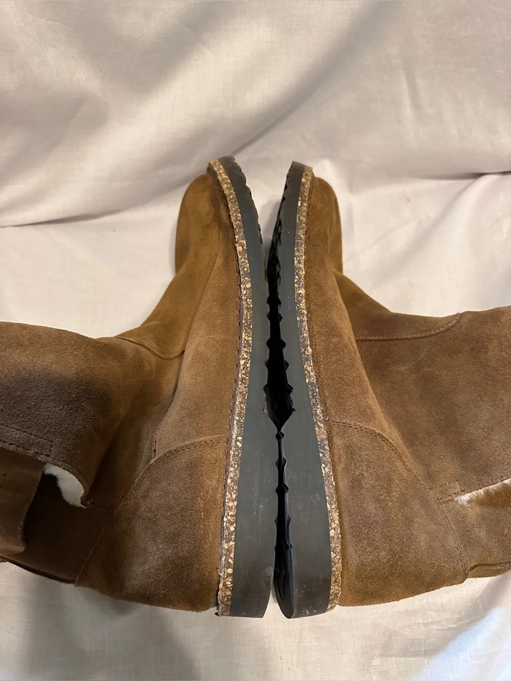 Birkenstock Uppsala Shearling Pull On Boots size 43 Brown